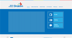 Desktop Screenshot of iglesiacristianashalom.org
